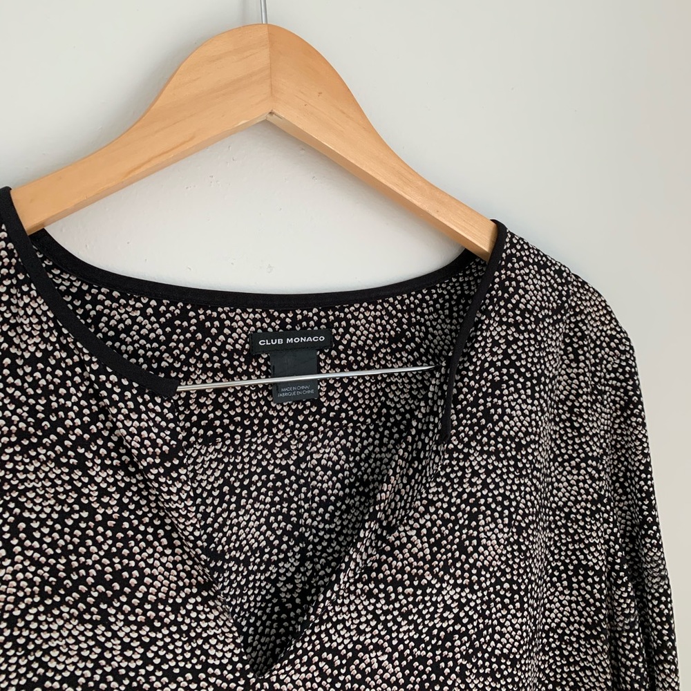 Club Monaco Printed Silk Dress